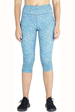 Dare 2B Dare 2b Damskie spodnie 3/4, niebieski nadruk złamania capri 8