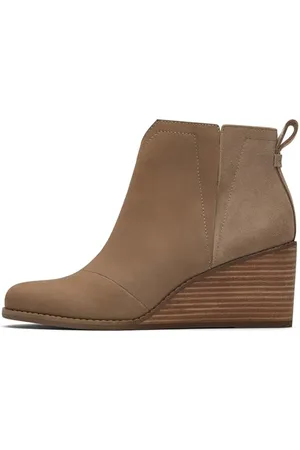 TOMS Damskie botki Clare Dune Nubuck Leather/Suede, 8 UK, , 42 EU
