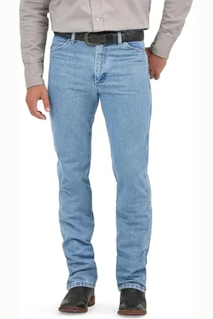 Wrangler Męskie dżinsy o kroju kowbojskim ze stretchem slim fit, , 27W / 32L