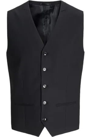 JACK & JONES Męska kamizelka garniturowa Jprsolaris Waistcoat Noos, , 48