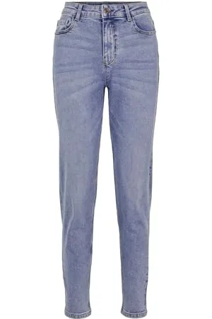 Pieces® Dżinsy damskie Mom PCKESIA HW, Spodnie, Odzież Damska, , L