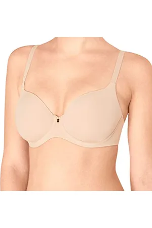 Triumph Damski - Body Make-Up Essentials WP - miseczki biustonosz z miseczką dystansową - idealny pod koszulką, beżowy (nude beż), 90C