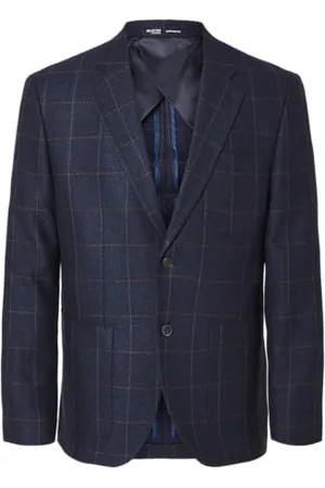 SELECTED Slhslim-Dallas Wool Check Blz Noos, , 48