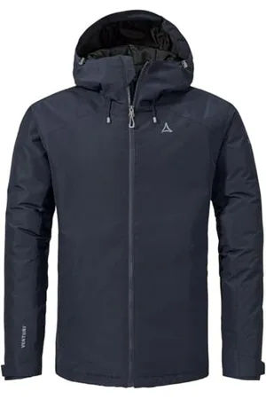 Schöffel Męska kurtka Ins Jacket Style Wildkar MNS, odporna na warunki atmosferyczne, kurtka outdoorowa z 2-kierunkowym stretchem, oddychająca, wodoodporna anorak z regulowanym kapturem