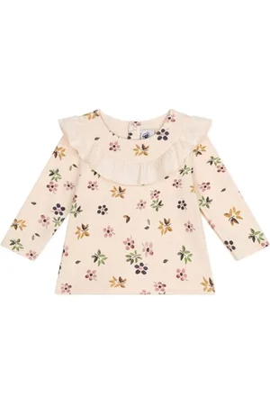 Petit Bateau Dziewczęca bluzka z długim rękawem, , 6 mesi