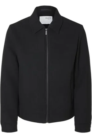 SELECTED Męska kurtka Slhnew Filip Jkt Noos, czarna, S, , S