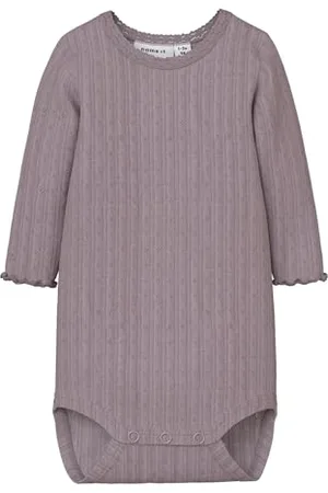 NAME IT Nbfwossa body z długim rękawem dla dziewczynek, , 80 cm