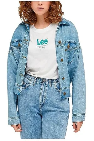 Lee Damski Batwing Rider kurtka Denim kurtka, , L