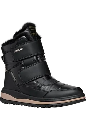 Geox J ADELHIDE Dziewczyna B AB Snow Boot, czarna, 0,5 UK, , 0.5 UK