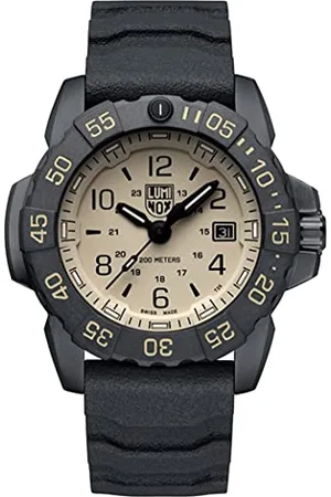 Luminox Męski analogowy zegarek kwarcowy z gumowym paskiem XS.3251.CBNSF.Set, , Wojskowy