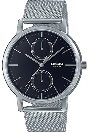 Casio Zegarek MTP-B310M-1AVEF, srebrny, bransoletka