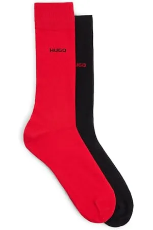 HUGO BOSS Męskie skarpety 2P RS UNI CC średniej wysokości z elastycznej tkaniny, dwupak, , 39-42 EU