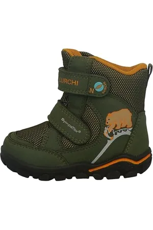 Lurchi 63L1083008 śniegowce, Moss Green-Yellow, 21 EU szerokie, , 21 EU Weit