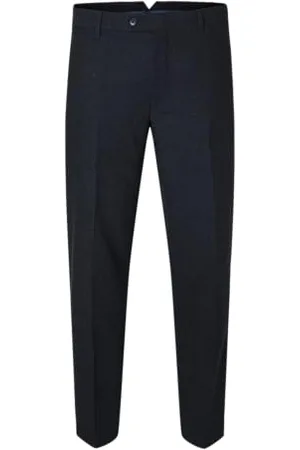SELECTED Slhslim-Reed Wool Trs Noos, , 50