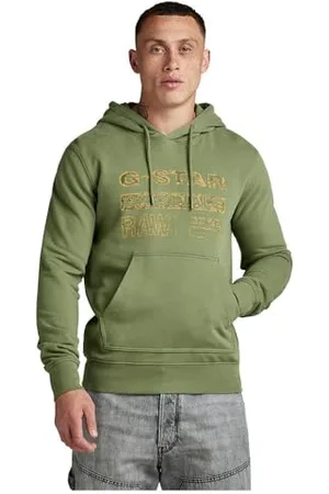 G-Star RAW Distressed Originals Hooded Sweat, , XL