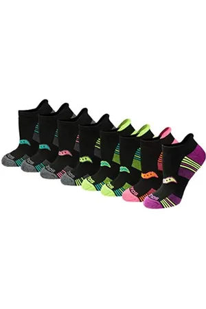 Saucony Damskie skarpety sportowe Rundry Performance Heel Tab Athletic Socks, dostępne w rozmiarach S-L (8, 16, 24 pary), , Medium