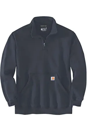 Carhartt Męska luźna bluza z zamkiem błyskawicznym o średniej wadze, z zamkiem błyskawicznym, , S