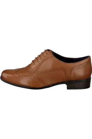 Clarks Hamble Oak - Derby Kobiety, - Brązowa ciemnobrązowa skóra - 35.5 EU
