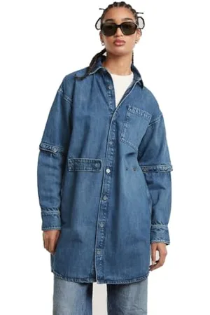G-Star Modular Shirt Dress Long Sleeve, , S