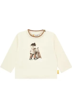 Steiff Koszulka z długim rękawem, rozmiar UE 62, , chłopięca bluza z długim rękawem, bluza z długim rękawem, sweter z długim rękawem, dla niemowląt, idealna koszulka basic, wygodna i miękka