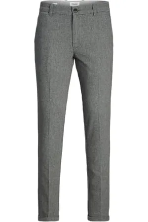 JACK & JONES Jpstmarco Jjhenry Chino Sn, Szary melanż/szczegóły: obrączka, 33W / 32L