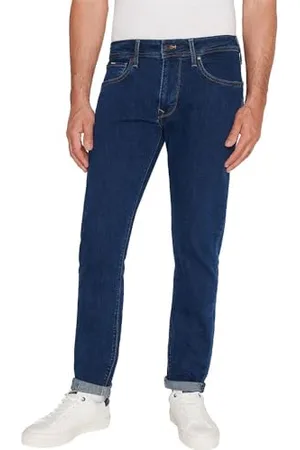 Pepe Jeans Męskie dżinsy zwężane, niebieskie (Denim-CT7), 33W / 30L, , 33W / 30L