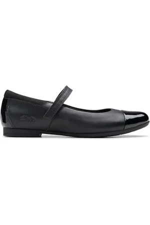 Clarks Baleriny dziewczęce Scala Gem K zamknięte, czarny - - 33 EU Weit