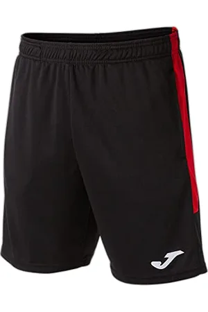 Joma Męski Eco Championship Bermuda, czarny/czerwony, 3XS