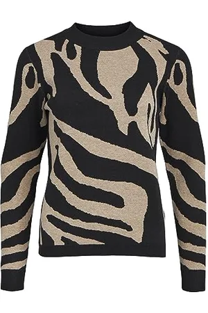 Object OBJRAY L/S Sweter z dzianiny AOP NOOS, , M
