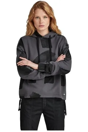 G-Star RAW Calligraphy ao luźny sweter z kapturem, , S