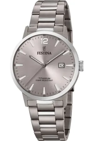 Festina Unisex analogowy zegarek kwarcowy dla dorosłych z tytanową bransoletką F20435/2, , bransoletka