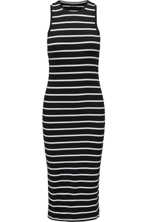 ONLY Damska sukienka midi Onlbelfast Stripe S/L JRS Noos, , L
