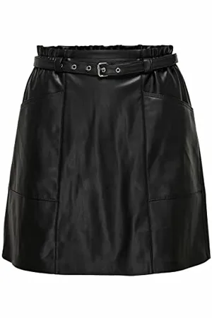 ONLY Kobiety Onlheidi Faux Leather Cc Otw Spódnica, , L