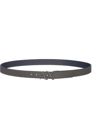 Armani Exchange Męski dwustronny pasek z logo, , jeden rozmiar, , jeden rozmiar