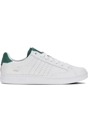 K-Swiss Lozan Klub LTH Sneakersy męskie, White/White/PosyGreenSD, 44 EU, , 44 EU
