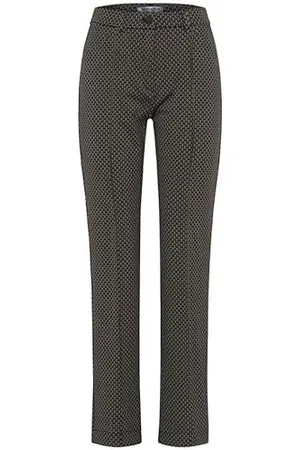 Brax Raphalea by Brax Lorellastraight Magic Waist, pik żakardowy dżersej, super slim, , 29W / 30L
