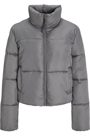 JACK & JONES Jack&Jones Damska kurtka puchowa JXSOLVEJ OTW pikowana kurtka, Gargoyle, L, , L