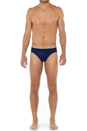 Hom Sea Life Swim Briefs, granatowe, XXL męskie, , XXL