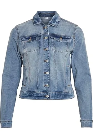 VILA Vishow New L/S Denim Jacket/Su-noos kurtka dżinsowa, , XL