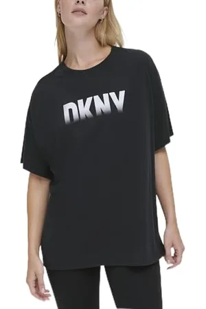 DKNY Damska koszulka z logo Fade Away Relax, , XS