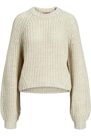 JACK & JONES Jxkelly Chunky Crew Neck Knit, , XL