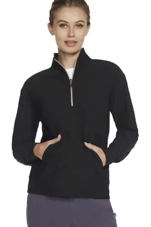 Skechers GOLUXE RIB 1/4 ZIP, , L