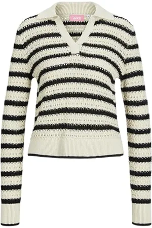 JACK & JONES Jxaddy damski sweter z dzianiny polo, , M