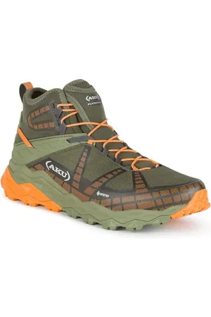 Aku FLYROCK Mid GTX, Trampki męskie, wojskowe zielone/pomarańczowe, 42 EU, , 42 EU
