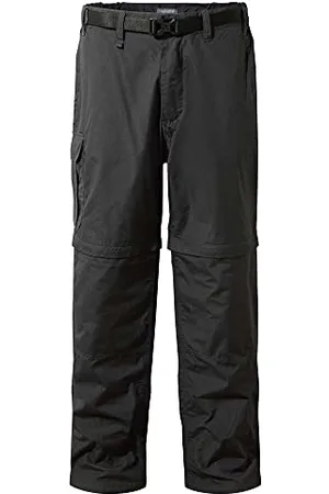 Craghoppers Męskie spodnie trekkingowe Kiwi Conv Trouser, szary (Black Pepper), 34