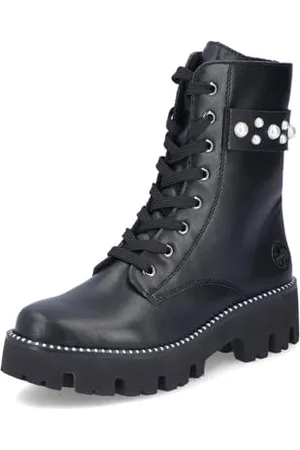 Rieker Damskie buty sznurowane Y3354, czarne, rozmiar 37 EU, , 37 EU