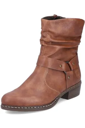 Rieker Damskie buty Y0850, półdługie, brązowe, 40 EU, , 40 EU