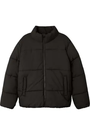 NAME IT Dziewczęca kurtka puchowa NKFMILAN BF, czarna, 128, , 128