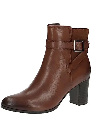 Caprice Damskie 9-25327-41 buty sznurowane z obcasem, Cognac Comb, 38 EU