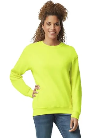 Gildan Bluza polarowa z okrągłym dekoltem, styl G18000, zielony (zielony bezpieczny), XXL męska, , XXL